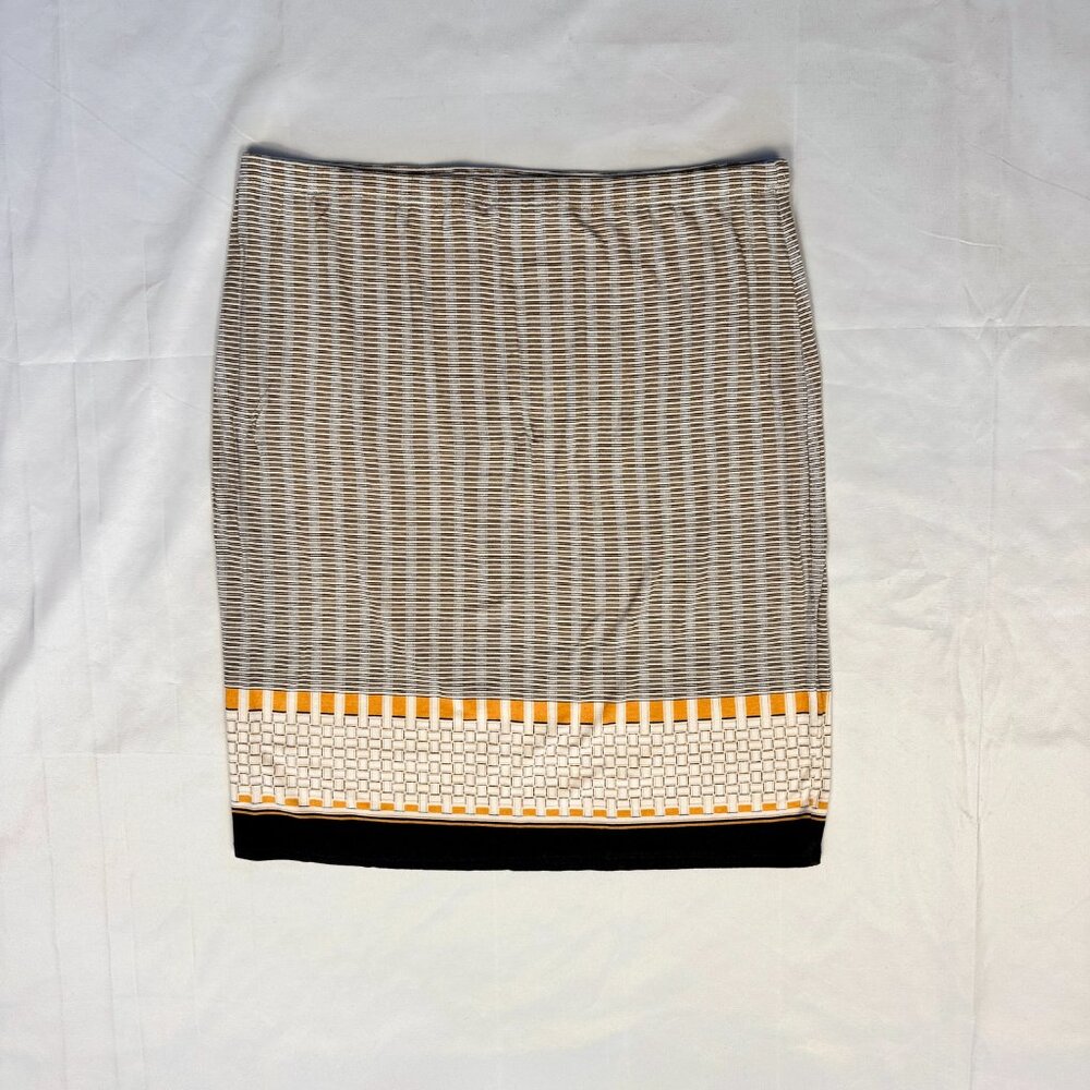 Max Studio Specialty Products Printed Pencil Skirt
